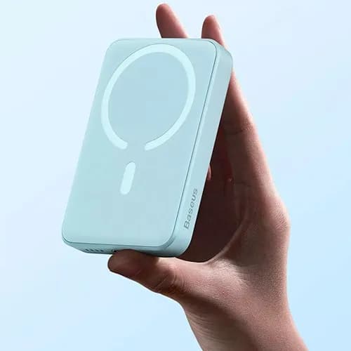 پاوربانک وایرلس 10000 مگنتی بیسوس Baseus PPCX030002 توان 20 وات — تصویر ۴