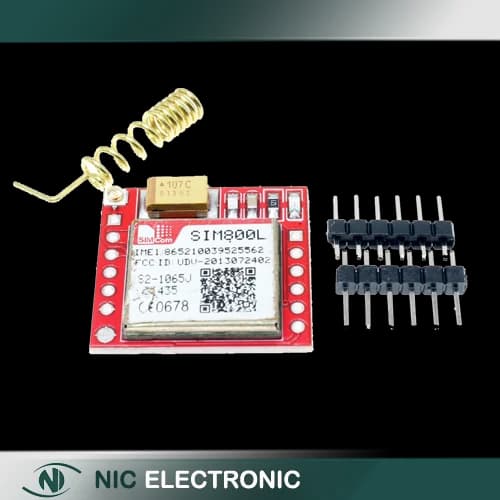 ماژول راه انداز GSM چهار باند SIM800L آپدیت شده با قابلیت GPRS / GSM / SMS — تصویر ۳