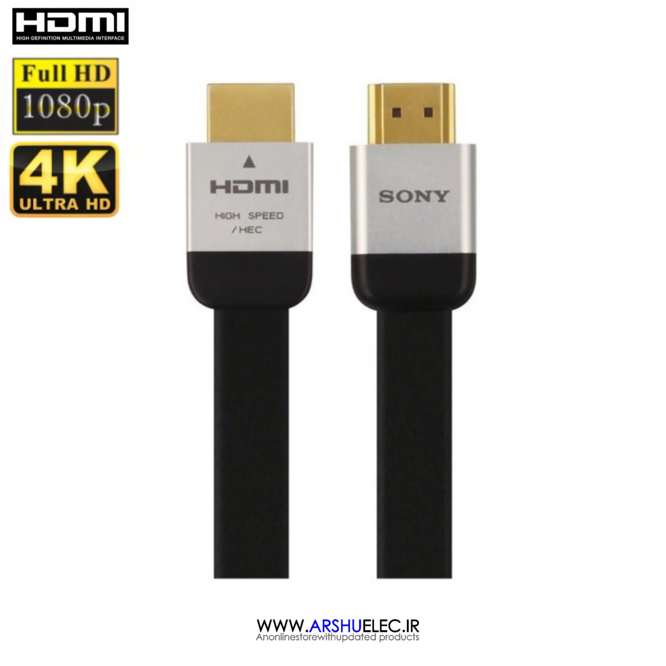 کابل اچ دی ام آی HDMI سونی 4K اورجینال ۲ متری — تصویر ۲