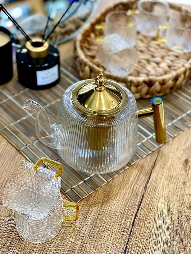 قوری پیرکس شیاردار وارداتی