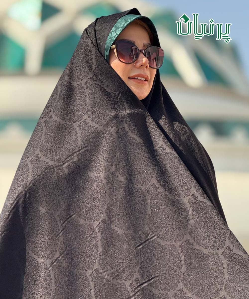 چادر ویژه مخمل مونالیزا شاین دار – طرح 8