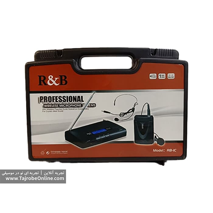 میکروفون بیسیم یقهای و هدست R&B مدل RB-IC — تصویر ۴