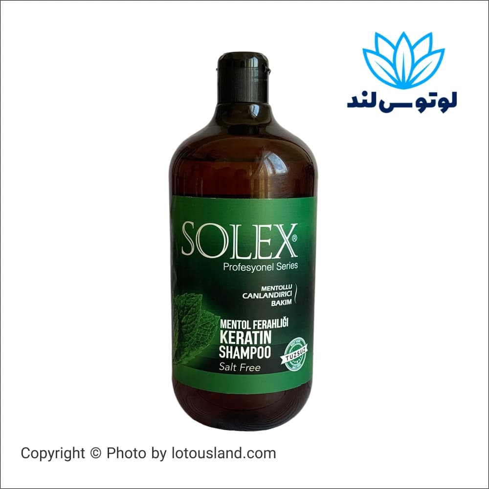 شامپو سولکس بدون سولفات حاوی کراتین و عصاره نعنا 1000میل