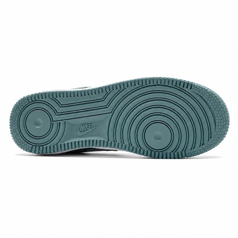 کفش و کتانی زنانه و مردانه مدل نایک NIKE AIR FORCE رنگ کرم سبز کد 30050 — تصویر ۳