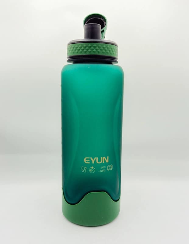 قمقمه ورزشی ایون (EYUN) مدل زیر سیلیکونی ۹۰۰ میلیلیتر (درب پیچی و تایمدار) — تصویر ۲