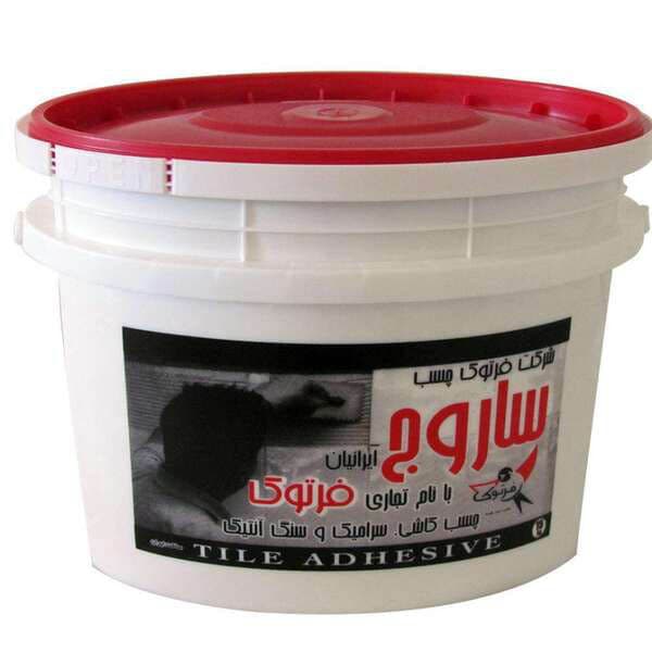 چسب کاشی و سرامیک 15کیلویی ساروج گالنی