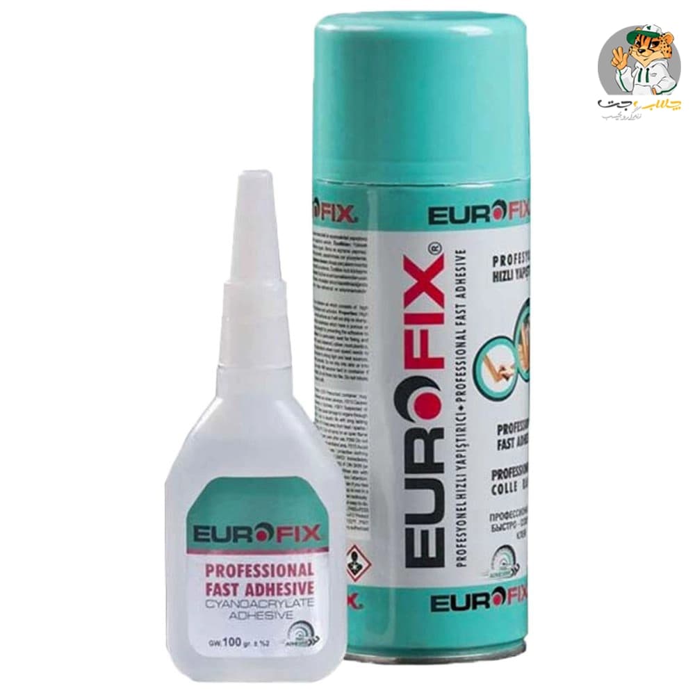 چسب 123 یورفیکس Euro Fix 400ml