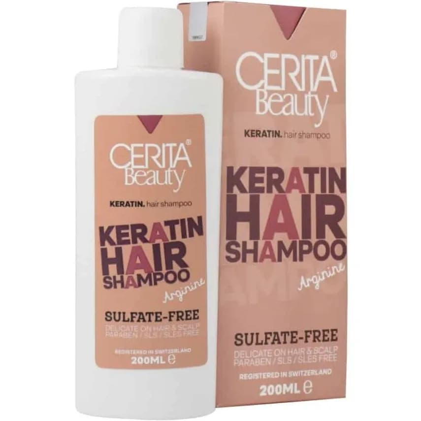 شامپو مناسب موهای کراتینه سریتا 200میل CERITABEAUTY