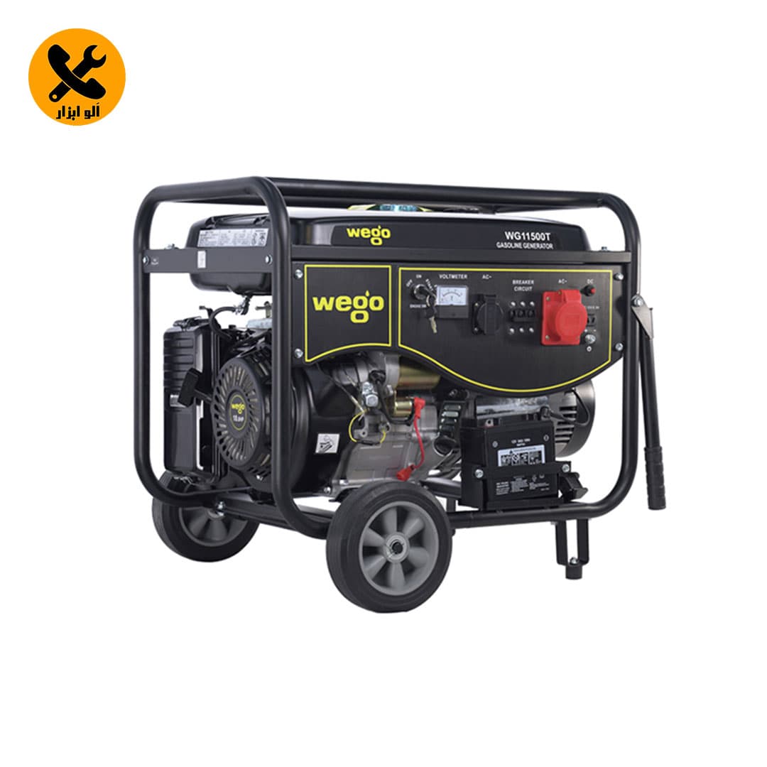 موتور برق بنزینی سه فاز ویگو 8.5 کیلووات استارتی WG11500T
