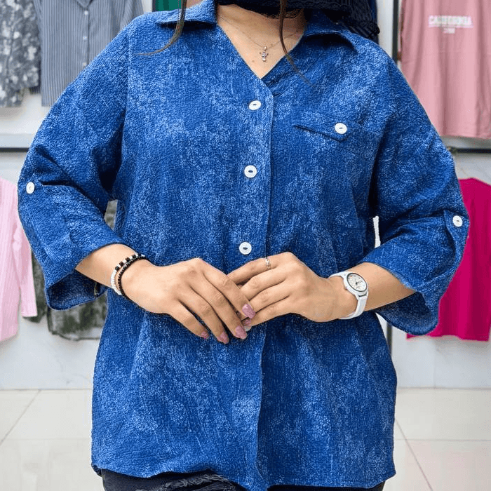 شومیز باکسی استین پاگون عمده (پک 4 عددی)