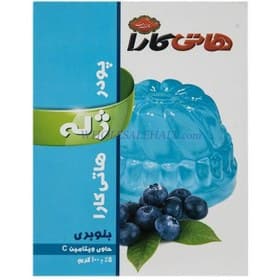 پودر ژله بلوبری 100 گرمی هاتی کارا