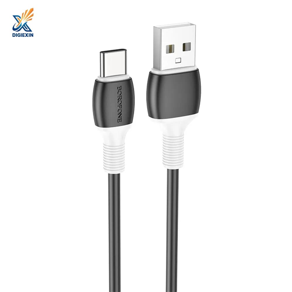 کابل شارژ USB-A به USB-C بروفون مدل BX84 طول یک متر