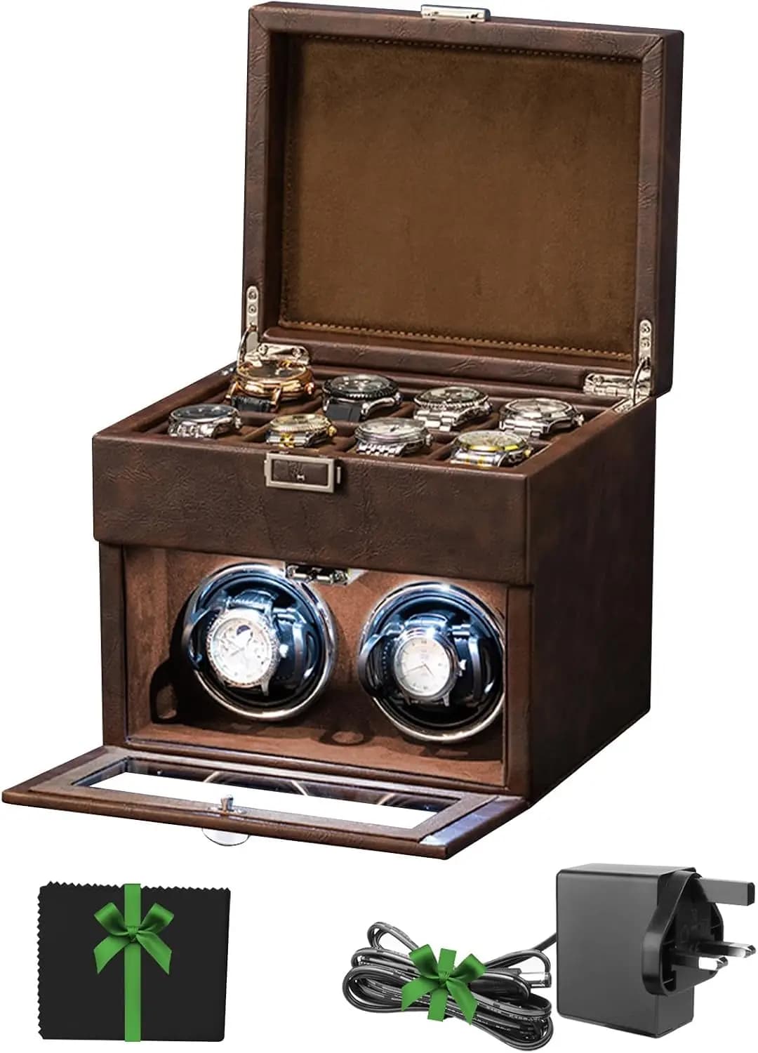 دستگاه ویندر ساعت دوتایی Homarket | Homarket Automatic Double Watch Winder