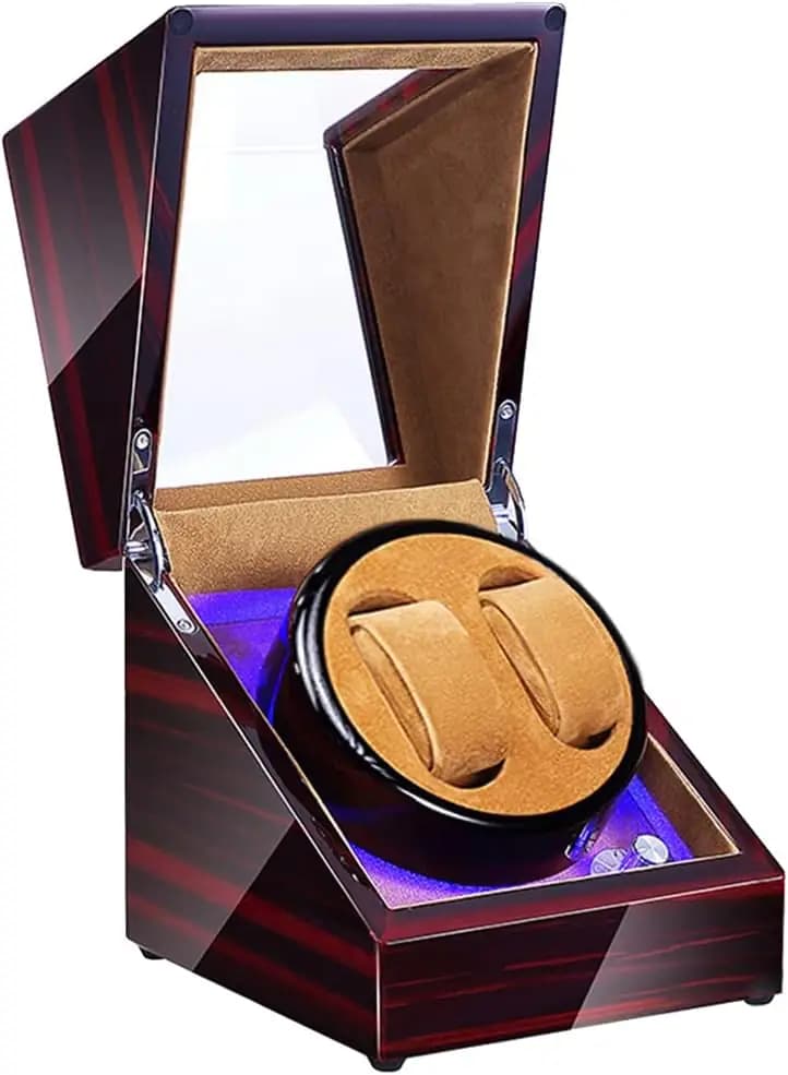 وایندر ساعت اتوماتیک دوتایی هومارکت | Homarket Automatic Watch Winder Double — تصویر ۲