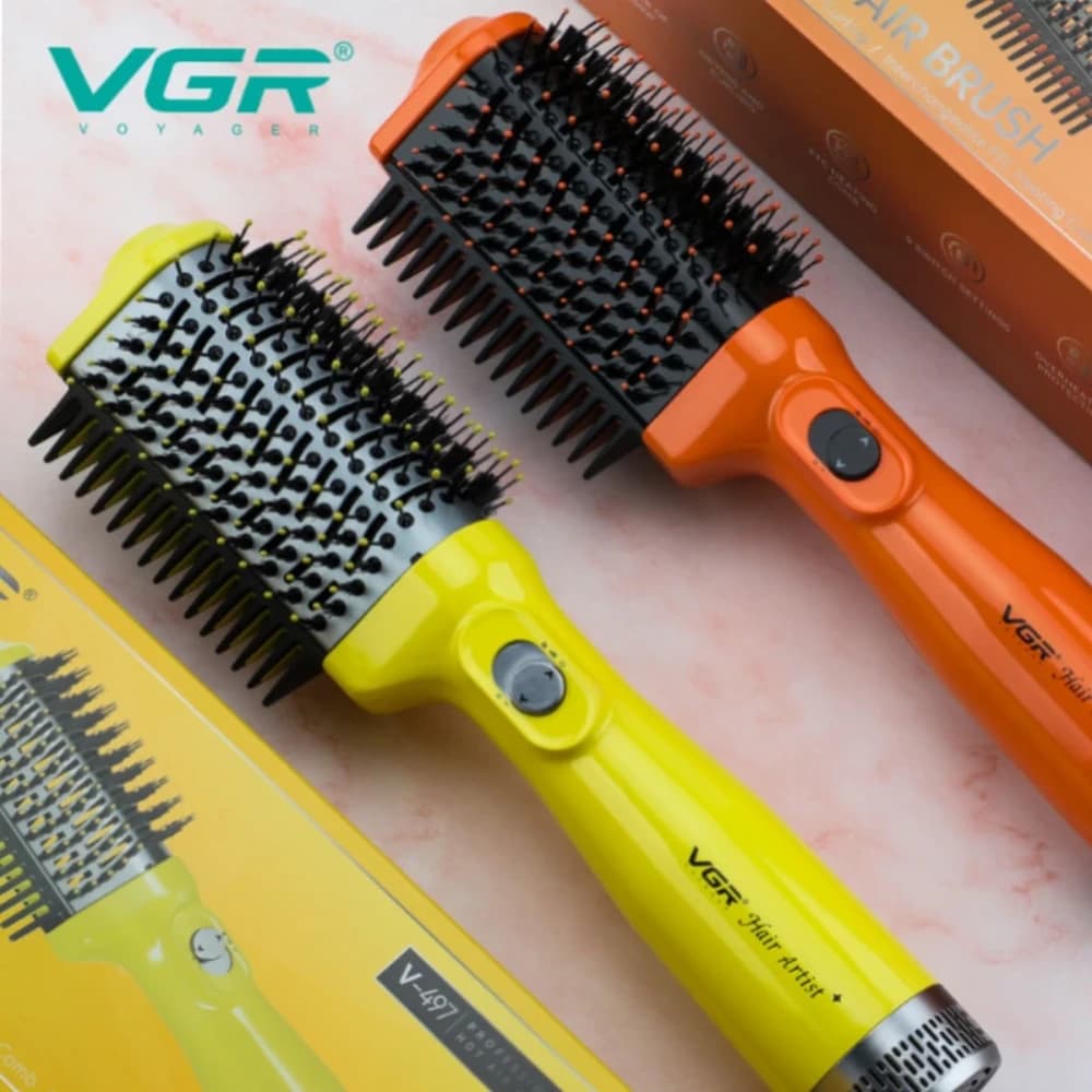 سشوار برس دار حالت دهنده 1200 وات وی جی ار مدل V-497 — تصویر ۴
