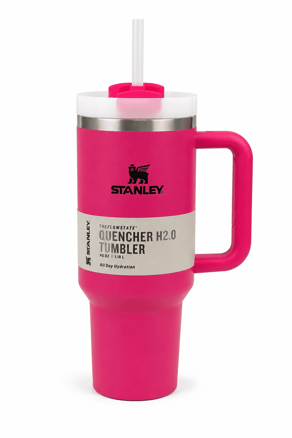 ماگ استیل ۳۰۴ دسته دار به همراه نی حجم ۱ لیتر برند STANLEY — تصویر ۵