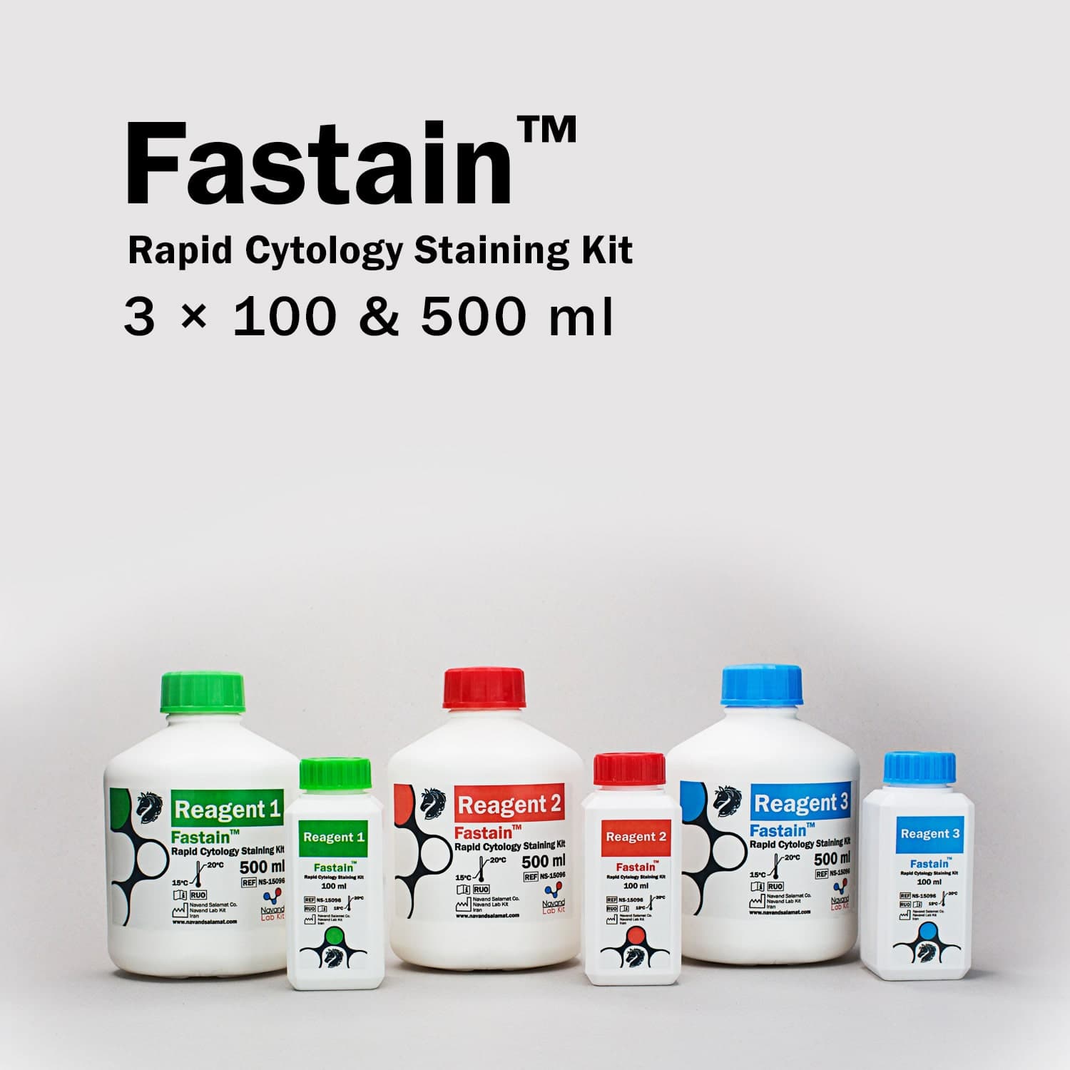 کیت رنگ آمیزی سریع سیتولوژی Fastain (بهتر از Diff Quick)