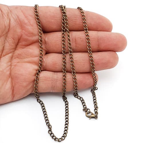 گردنبند 75سانت برنزی