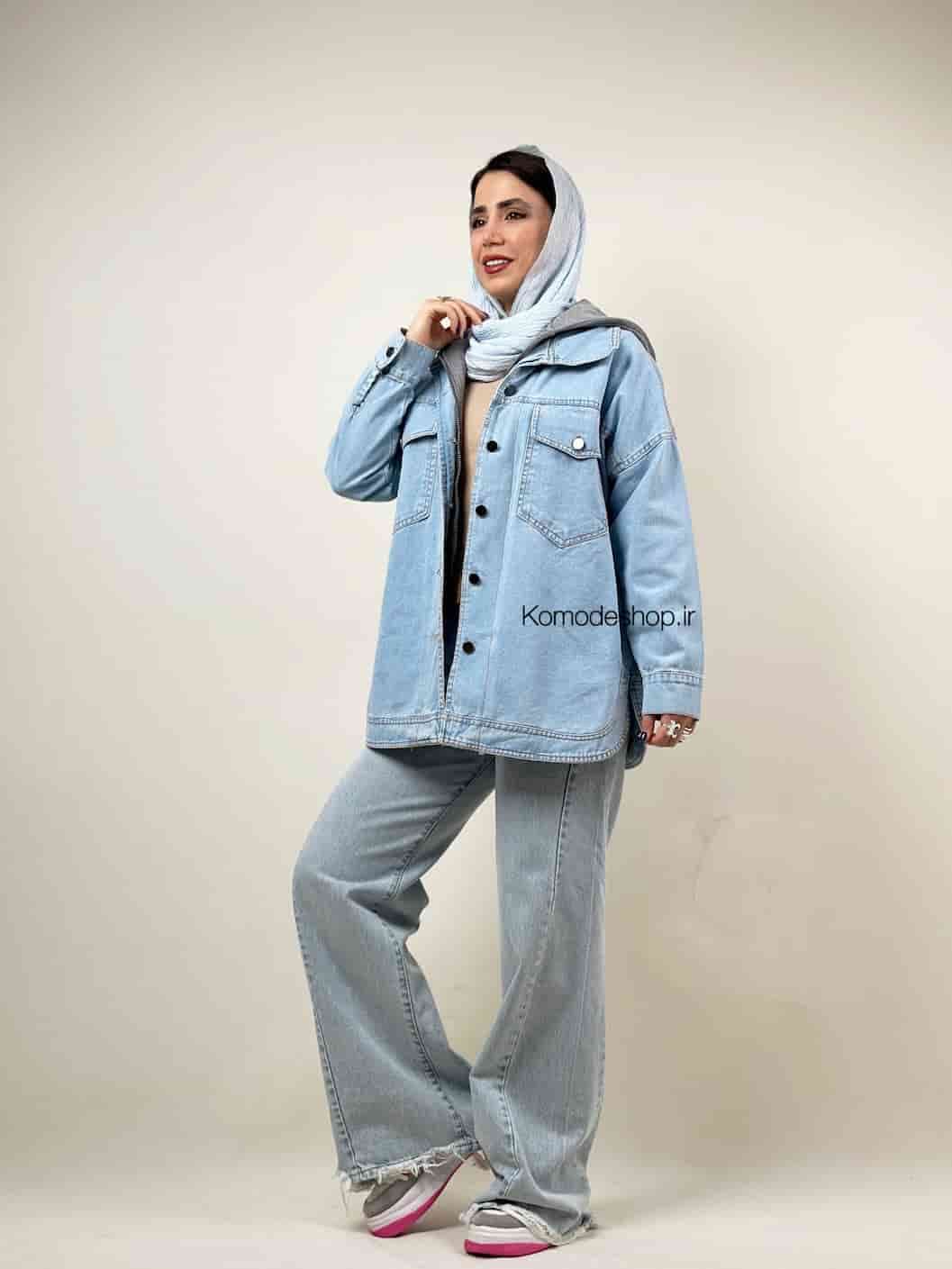 شومیز جین کلاه دورس مایک