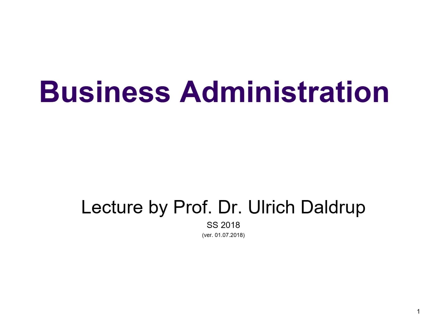 کتاب Business Administration (مدیریت کسبوکار) نسخه انگلیسی PDF