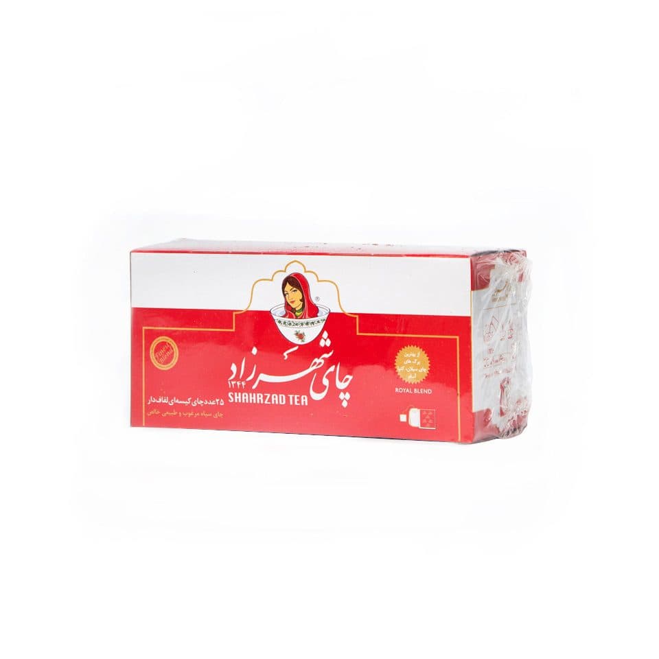 چای تی بگ بدون لفاف ساده شهرزاد25 عددی (24 عددی)