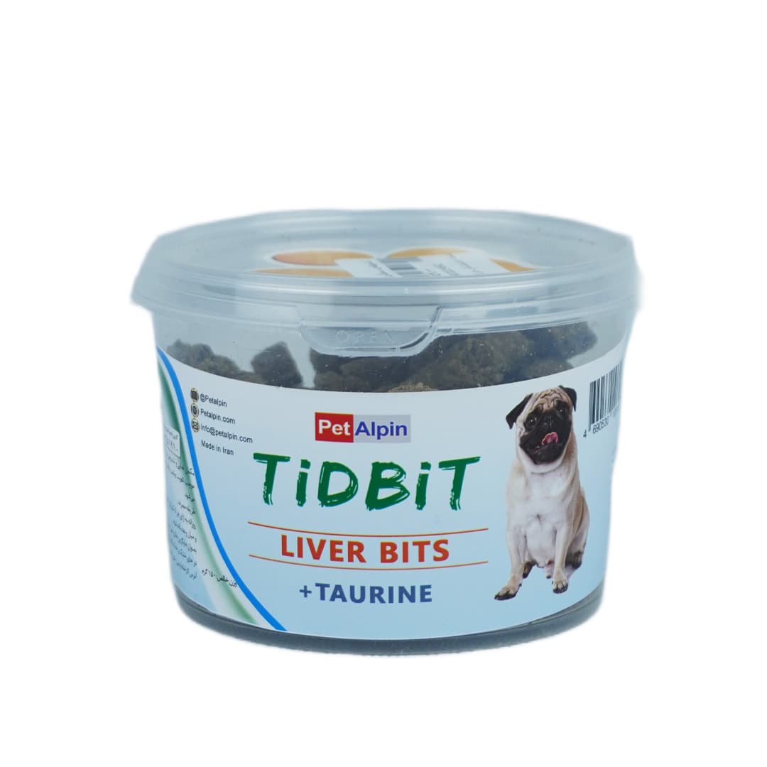 تشویقی سطلی سگ تید بیت با طعم جگر (Liver Bites)
