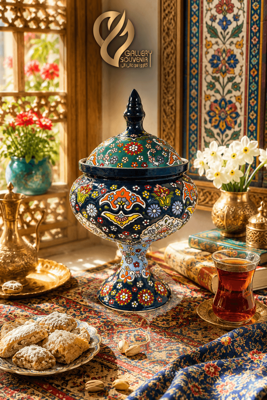 شکلاتخوری میناکاری سنتی