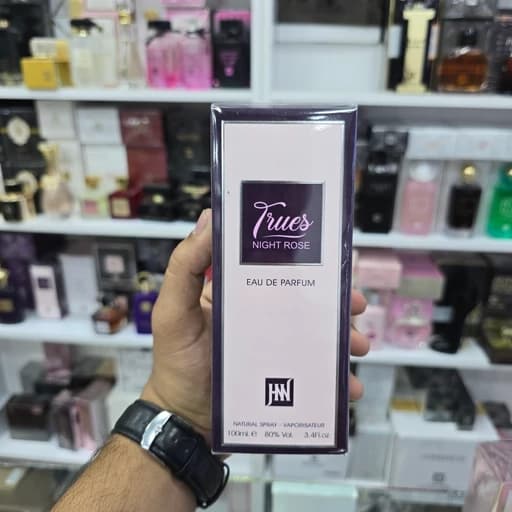 ادکلن تروئس نایت رز (Trues Night Rose) ادوپرفیوم زنانه برند JHW حجم 100 میل — تصویر ۲