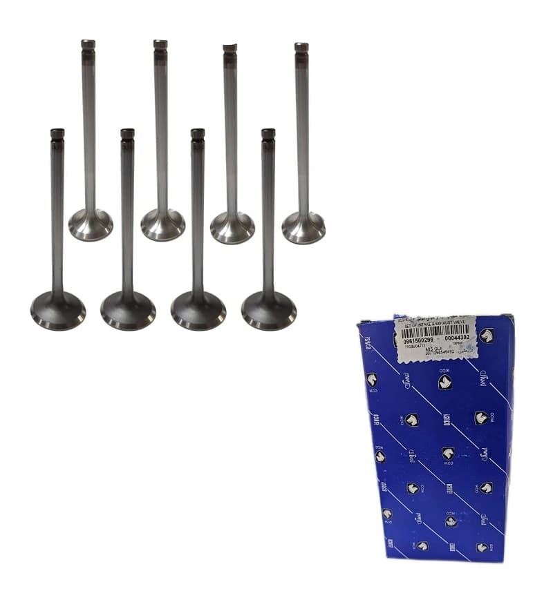 مجموعه سوپاپ دود و هوای موتور XU7 XU7P ایساکو کد 09615002 پژو 405