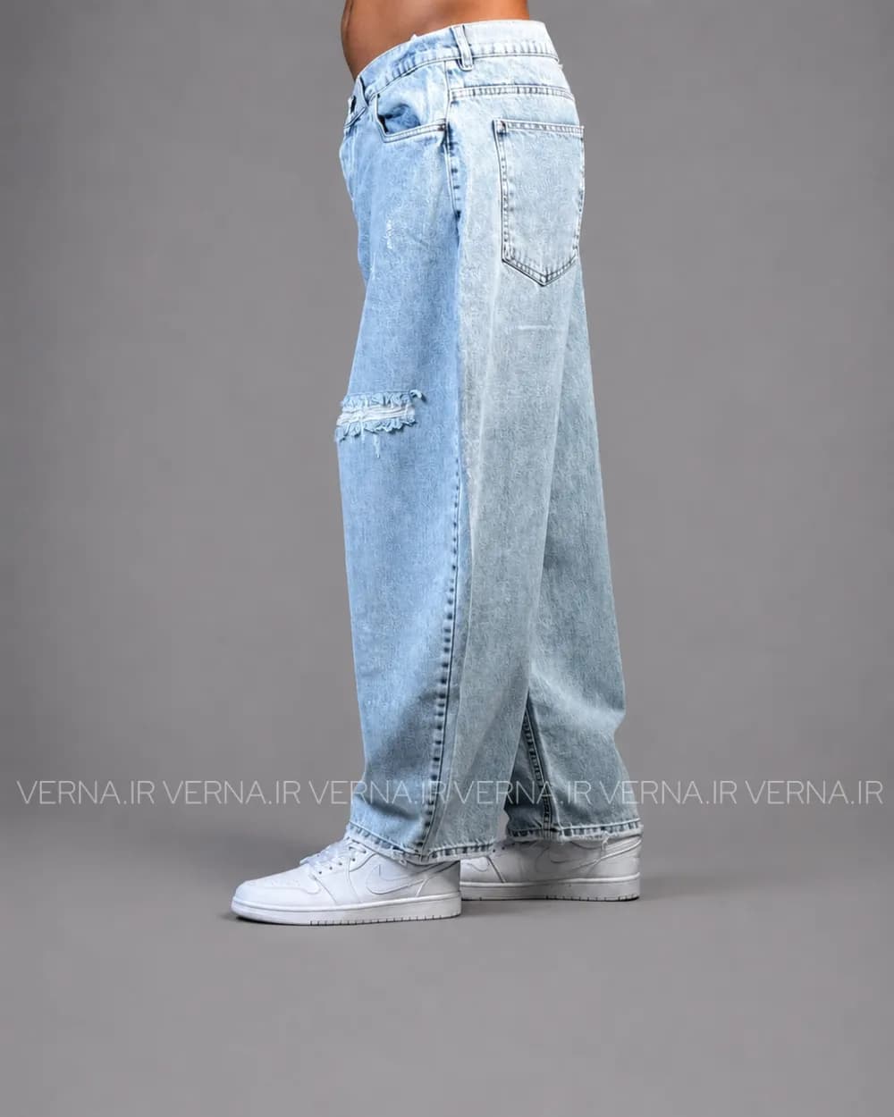 شلوار جین بالنی مردانه زاپدار ZARA5170 — تصویر ۴