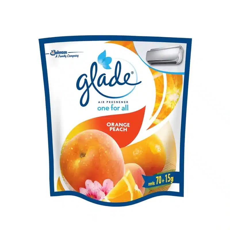 خوشبو کننده هوا گلید Glade مدل One For All رایحه Orange Peach — تصویر ۲