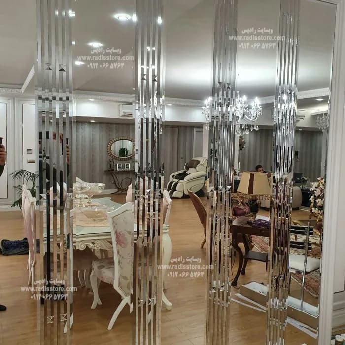 آینه دکوراتیو طرح آبشاری — تصویر ۳