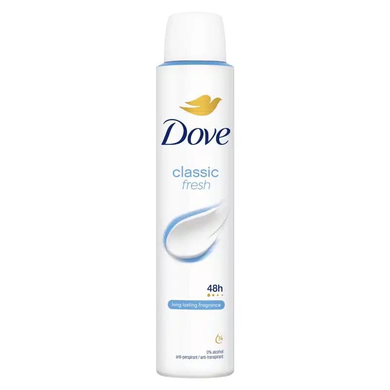 اسپری ضد تعریق ۴۸ ساعته داو Dove مدل Classic Fresh(۲۵۰ میل)