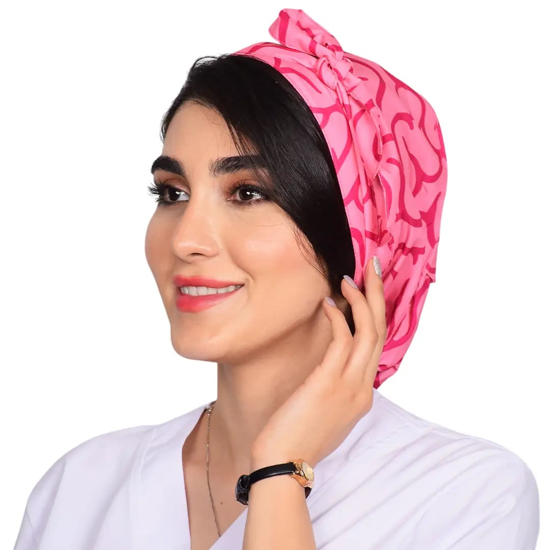 كلاه حجاب طرح دار کد 206 — تصویر ۳