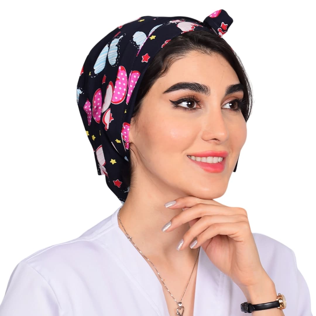 كلاه حجاب طرح دار كد 210