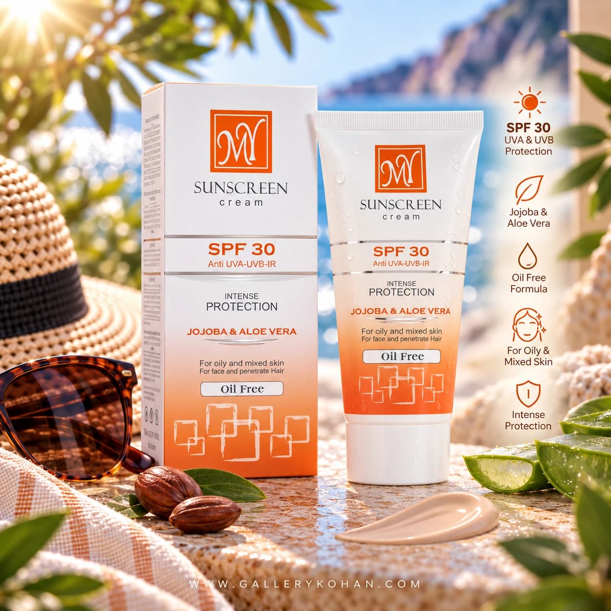 کرم ضد آفتاب مای SPF30 فاقد چربی — تصویر ۸