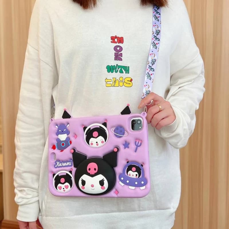 قاب مدل New kuromi 360 مناسب تبلت شیائومی Redmi Pad SE — تصویر ۴