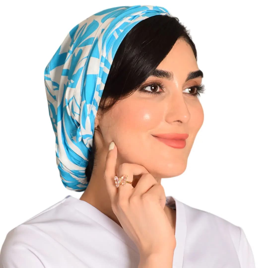 کلاه حجاب طرح دار کد 137 — تصویر ۲