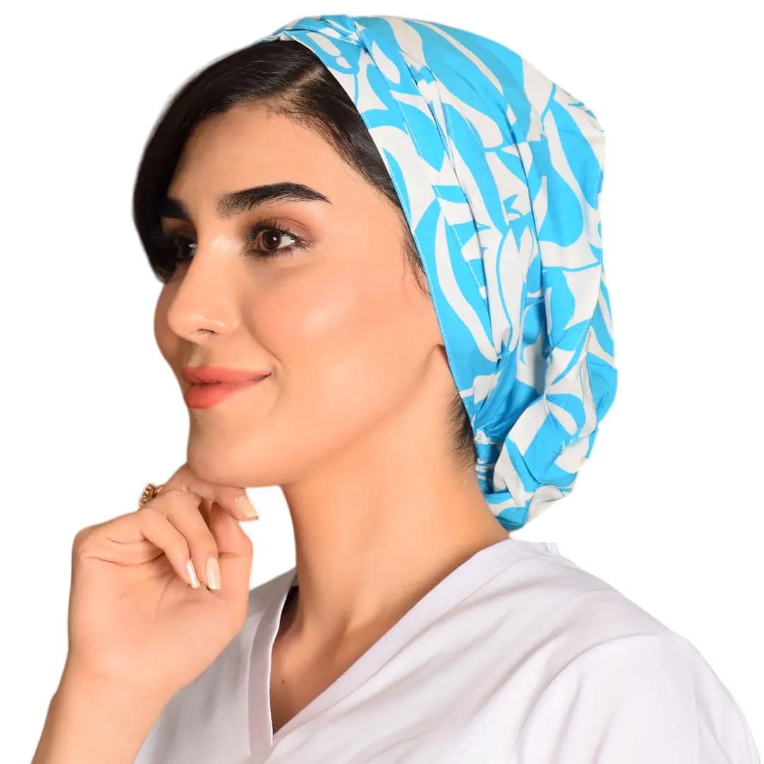 کلاه حجاب طرح دار کد 137 — تصویر ۴