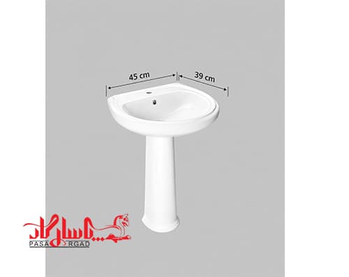 روشویی چینی کرد ژاسمین 45