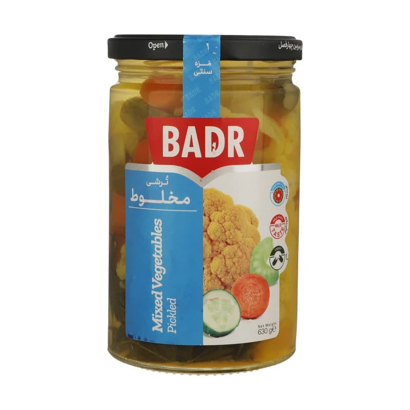 ترشی مخلوط بدر – 630 گرم