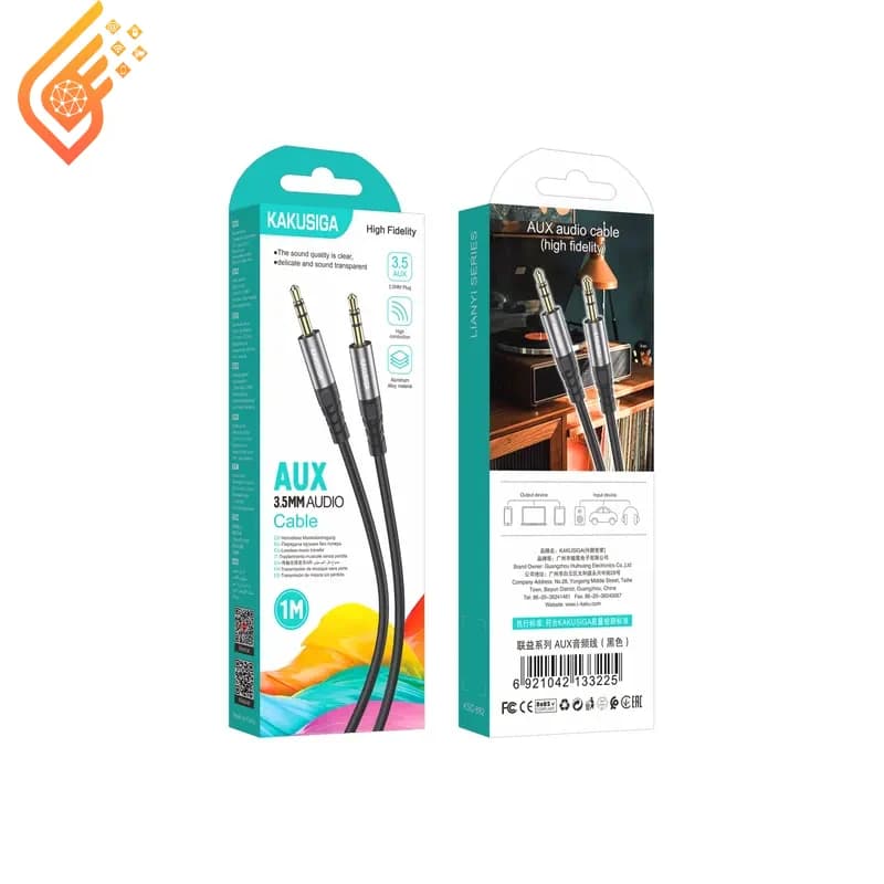 کابل AUX کاکوسیگا طول 1 متر مدل KAKUSIGA KSC-892 — تصویر ۲