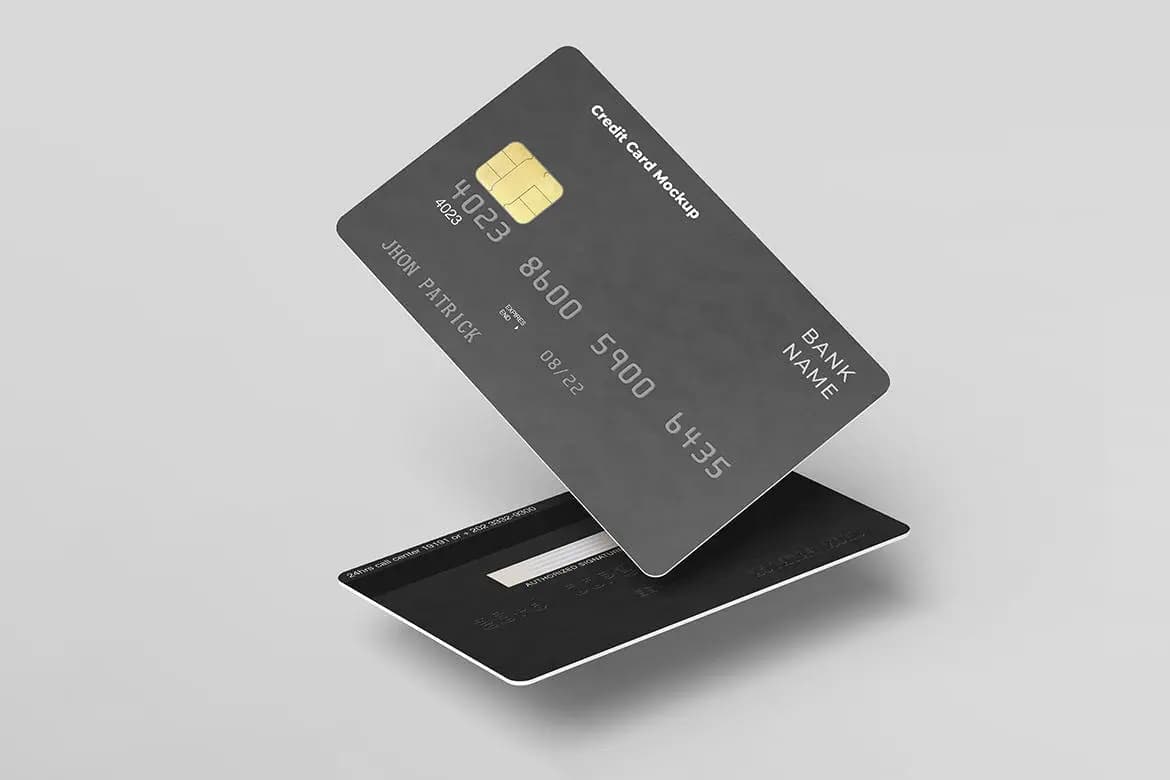 موکاپ کردیت کارت — تصویر ۶