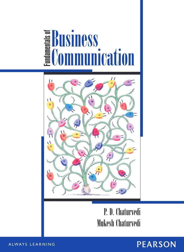 کتاب Fundamentals of Business Communication (اصول ارتباطات تجاری) نسخه انگلیسی PDF | پی دی چاچرودی