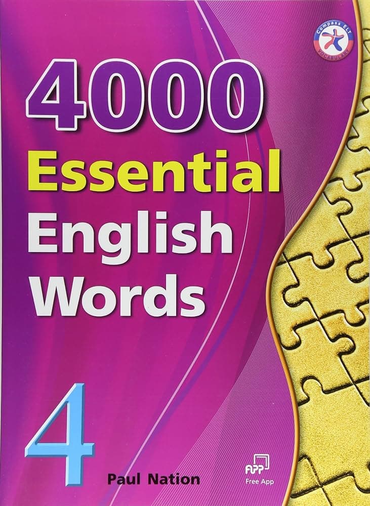 کتاب 4000 Essential English Words 4 (۴۰۰۰ واژه ضروری زبان انگلیسی ۴) نسخه PDF انگلیسی