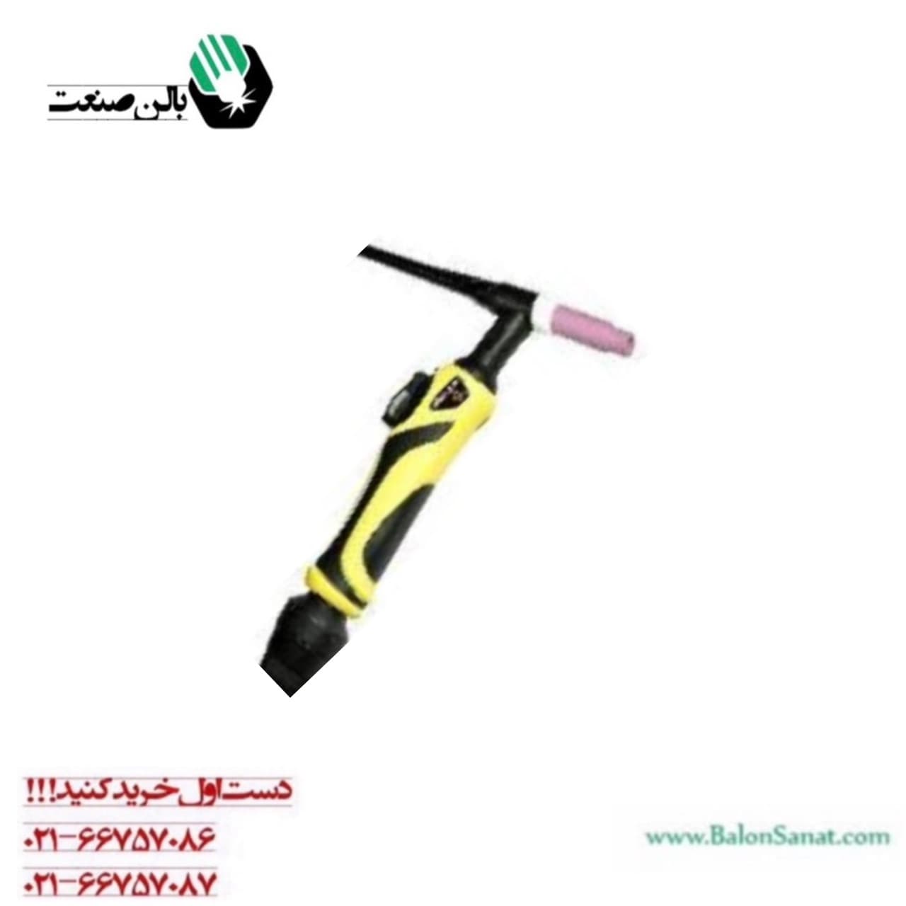 تورج تيگ آب خنک WP18F مهره ای دسته بهجوش چهار مترى