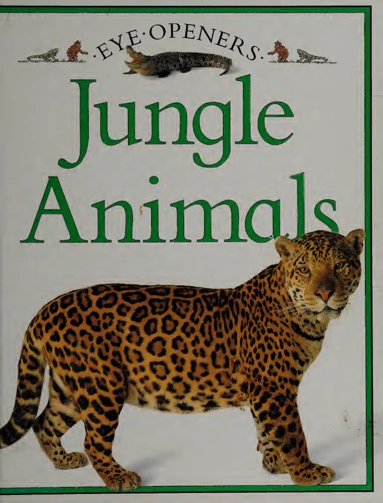 کتاب Jungle Animals (حیوانات جنگل) نسخه انگلیسی PDF