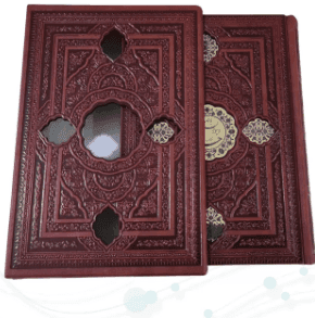 دیوان حافظ ( جیبی – گلاسه – چرم – پلاک قابدار کشویی )