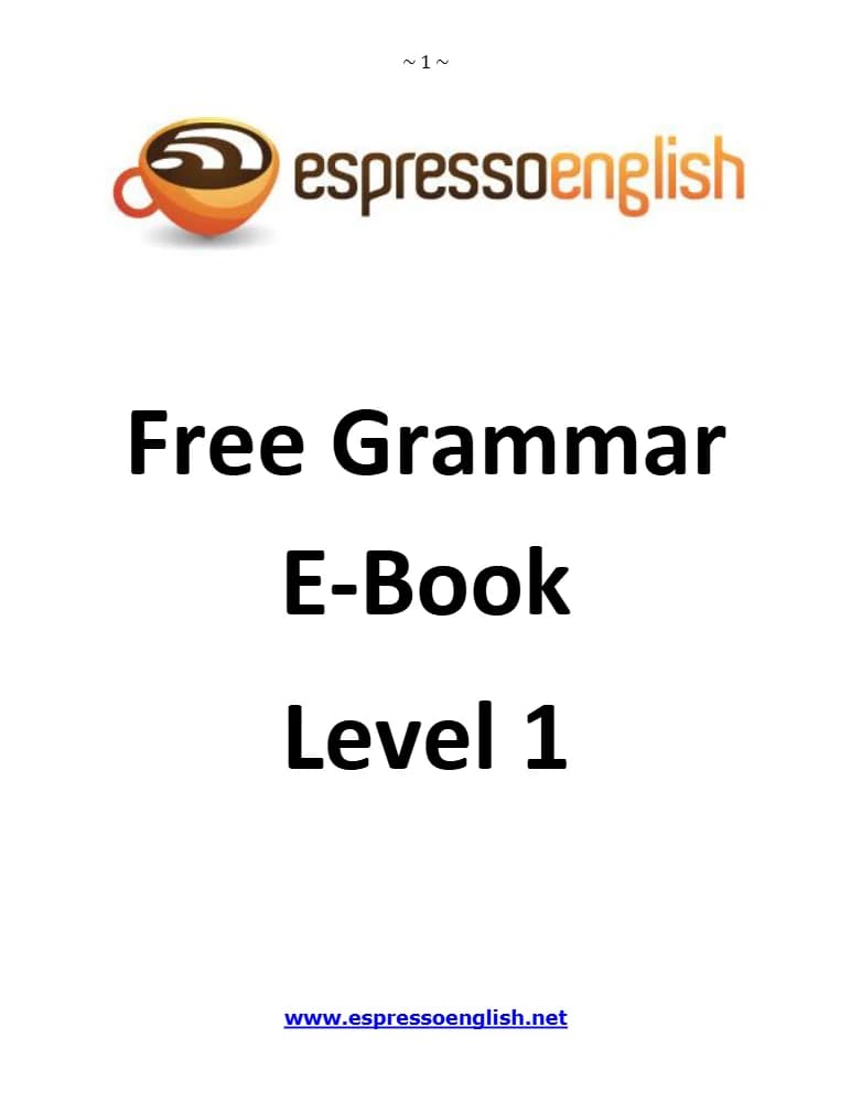 کتاب English Grammar eBook: Beginner (کتاب الکترونیکی گرامر انگلیسی: مبتدی) نسخه انگلیسی PDF