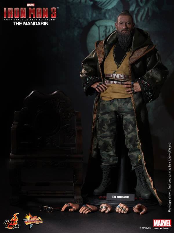 اکشن فیگور ماندارین آیرون من ۳ برند هات تویز مقیاس ۱/۶ مدل Hot Toys The Mandarin Iron Man 3 1/6